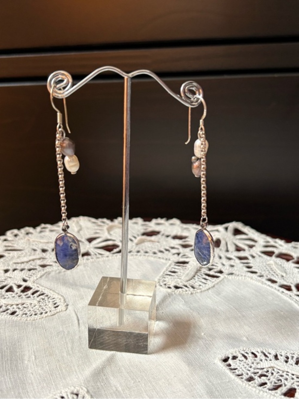 Sterling Silver Dangle Earrings